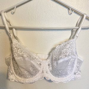 White Lace Bra